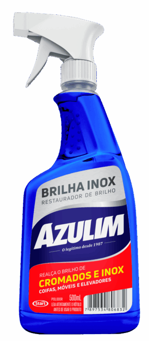 Brilha Inox <br> <span>Azulim 500ml Spray</span>